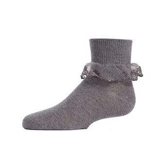 Classic Lace Girls Ruffle Anklet Socks