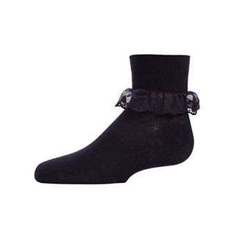 Classic Lace Girls Ruffle Anklet Socks