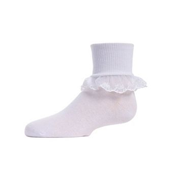 Classic Lace Girls Ruffle Anklet Socks