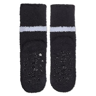 Women's Dog Embellished Plush Crew Socks