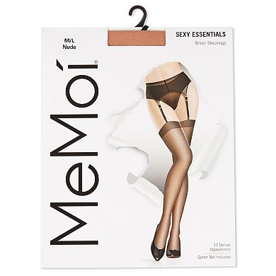 Women's Crystal Sheer Sheer Toe Stockings