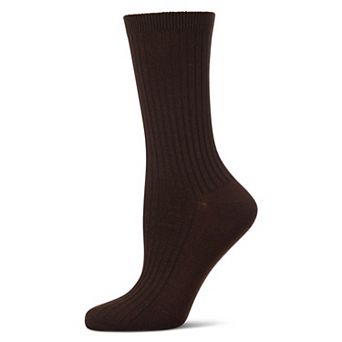 Women's 3 Pair Pack Rib Crew Socks