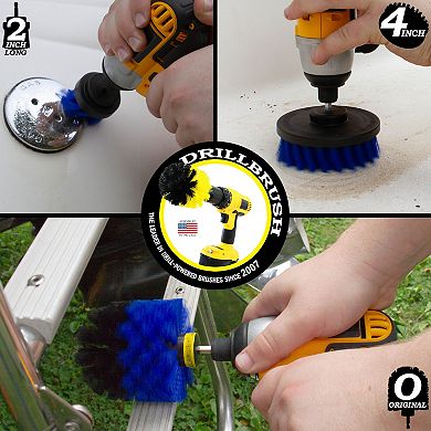 3 Pc Pool Cleaning Kit - Fish Bowl Scrubbing - Boat Cleaning - Hull - Kayak - Canoe