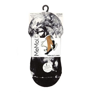 Tie Dye Highcut Liner Sock 6 Pair Pack