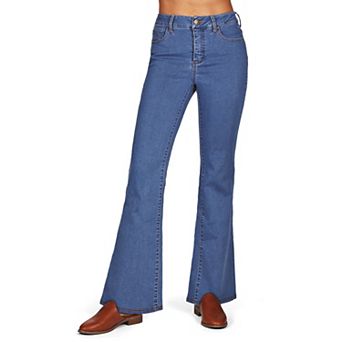 Sustainable Cotton Blend Fashion Denim Boot Cut Leggings