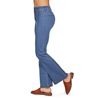 Sustainable Cotton Blend Fashion Denim Boot Cut Leggings