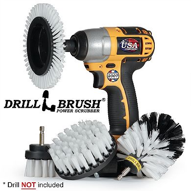 4pc Auto Glass Detailing Kit - Windshield Cleaning - Soft Scrub Brush For Glass - Car Carpet