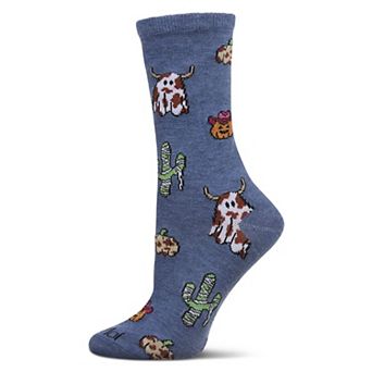 Women's Spooky Western Holiday Crew Socks