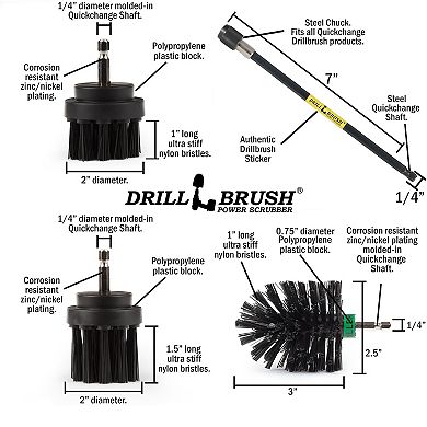 Ultimate Grill Cleaning Kit With Extension - Grease Remover - Electric Smoker - Bbq Tools