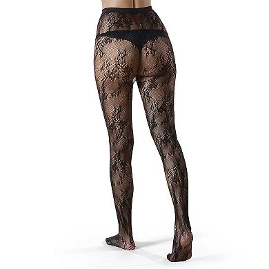 Women's Floral Net Nylon Sheer Tights
