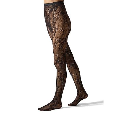 Women's Floral Net Nylon Sheer Tights