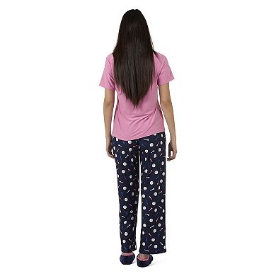 Women's Tee-time 2 Piece Pj Set In A Bag