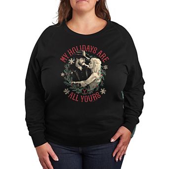 Plus Size Yellowstone Holidays French Terry Long Sleeve Tee