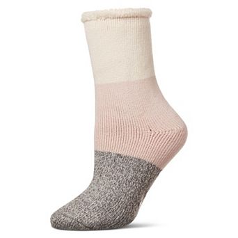 Women's Colorblock Cozy Warm Thermal Crew Socks
