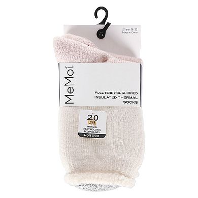 Women's Colorblock Cozy Warm Thermal Crew Socks