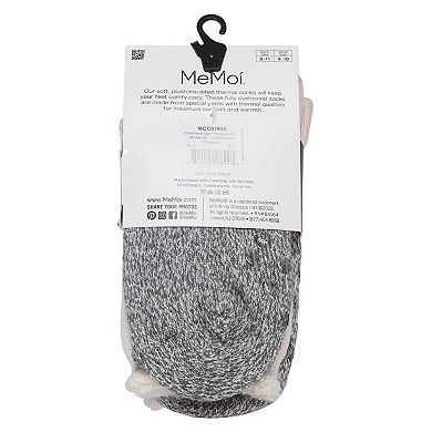 Women's Colorblock Cozy Warm Thermal Crew Socks