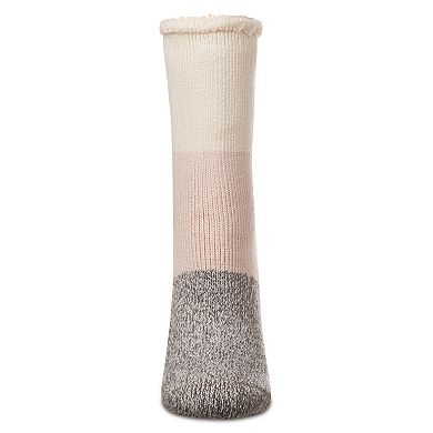Women's Colorblock Cozy Warm Thermal Crew Socks