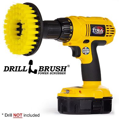 Shower Cleaner - Shower Curtain - Flat Scrub Brush - Shower Doors - Grout Cleaner - Toilet