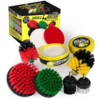 Ultimate Variety Brush Kit With Useful All-purpose Cleaning Paste Bundle - Bathroom, Auto, & Kitchen