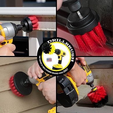 Garden - Fountain - Patio - Fire Pit - Scrub Brush - Concrete - Marble - Grout Cleaner - Bird Bath