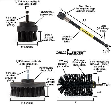 Wire Brush Replacement Cleaning - Nylon Bristle Grill Brushes For Cleaning Grill Grates
