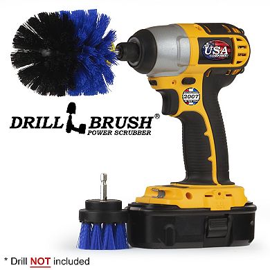 Hull Cleaner Brush Kit - Pond Scum, Oily Residue, Weeds, Barnacles, Oxidation - Fishing Boat