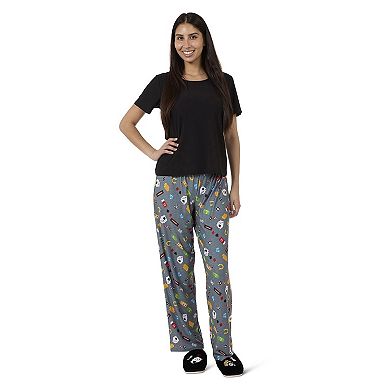 Women's Deal Me In Two Piece Pj Set In A Bag