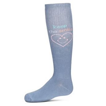 Girls' Keep The Smile Knee High Socks