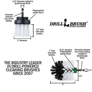 Motorcycle Cleaning Brush - Wheels - Rims - Leather - Glass - Dirt Bike - Wheel Cleaner Polisher