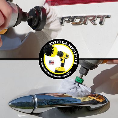 Motorcycle Cleaning Brush - Wheels - Rims - Leather - Glass - Dirt Bike - Wheel Cleaner Polisher