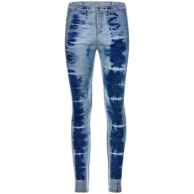 Vintage 80's Style Acid Wash Jean Leggings