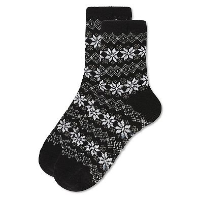 Women's Snowflakes Plush Cabin Socks