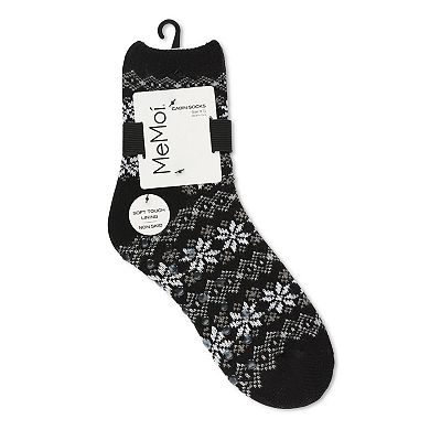 Women's Snowflakes Plush Cabin Socks