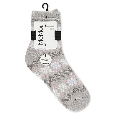 Women's Snowflakes Plush Cabin Socks
