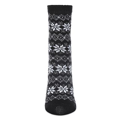 Women's Snowflakes Plush Cabin Socks
