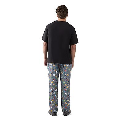Men's Deal Me In Two Piece Pj Set In A Bag
