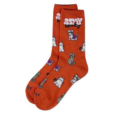 Women's Stay Spooky Holiday Crew Socks