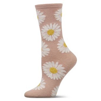 Women's Daisies Cashmere Crew Socks