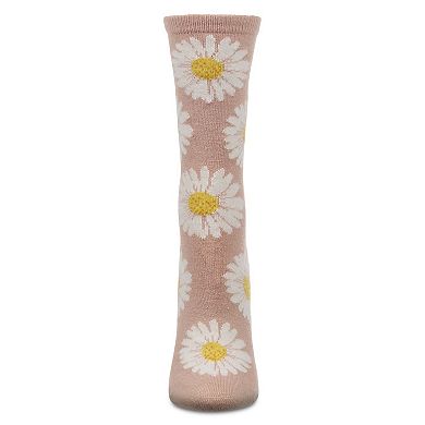 Women's Daisies Cashmere Crew Socks