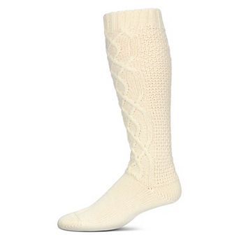 Women's Twist Maze Chunky Knit Knee High Socks