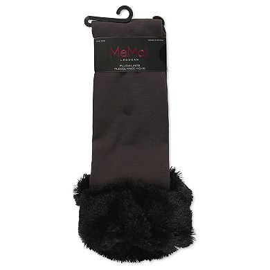 Women's Plush Lined Furry Fleece Knee High Socks
