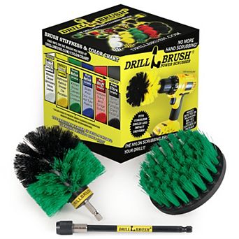 Stove Cleaning Rotary Brush Kit W/ Extension - Pots And Pans - Cast Iron Skillet
