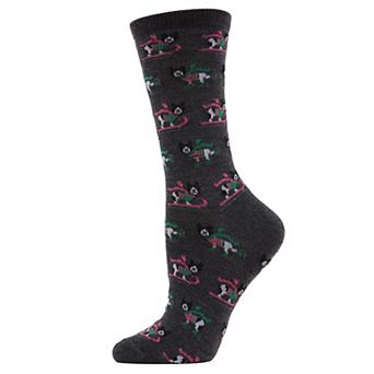 Women's Sleigh Dog Holiday Crew Socks
