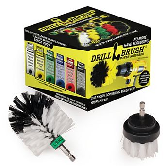 Truck Cleaning Drill Powered Scrubber - Automotive And Truck Detailing Brush - Wheel Cleaner