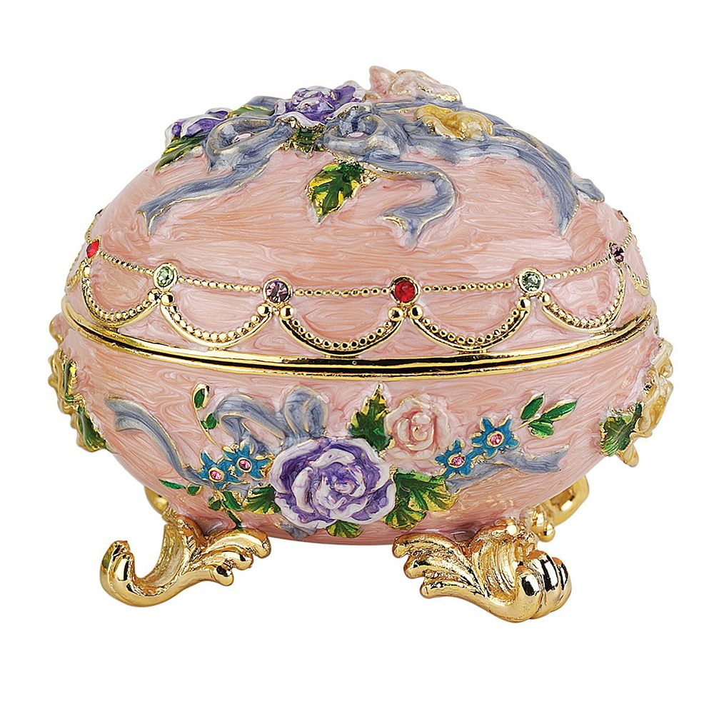 Renaissance Romanov-style Enameled Egg: Couleur Rose