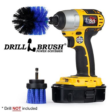 Small Spin Brush Pool Maintenance Set - Slide - Deck Brush - Pond Liner - Hot Tub - Spa - Pool Brush