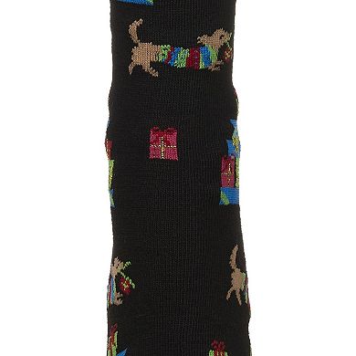 Women's Pile Of Gifts Holiday Crew Socks
