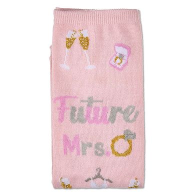 Future Mrs. Greeting Card Crew Socks