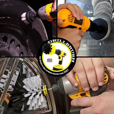 3 Piece Cleaning Tool Attachment Kit For Cleaning Furniture, Carpet, Chairs, Shower Door Glass