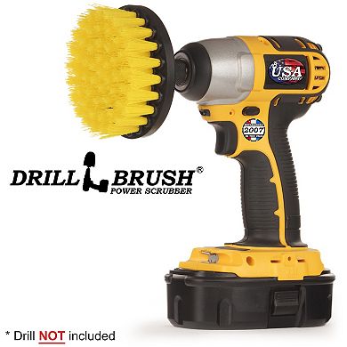 Bathroom Cleaning Brush - Carpet Cleaner - Shower - Sink, Bidet, Tub, Tile, Grout, Flooring